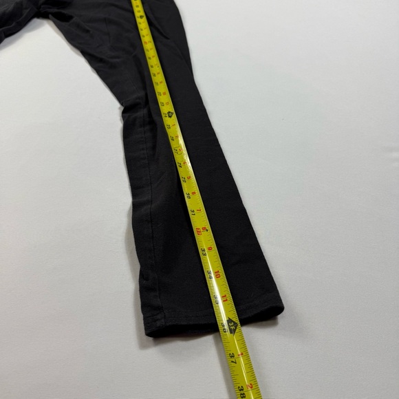 LC Lauren Conrad Leggings Women's Size L Solid Black High Cotton 95/5 Stretch - Picture 7 of 9